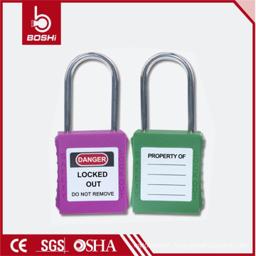 4mm Shackle Diameter Stainless Steel Thin Shackle Safety Padlock (BD-G71)